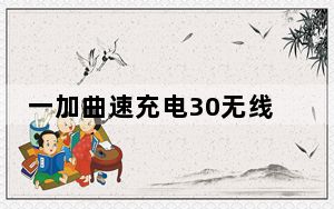 一加曲速充电30无线充电器泄漏