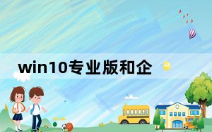win10专业版和企业版有什么区别啊_win10专业版和企业版有什么区别