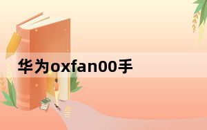 华为oxfan00手机_oxfan00是华为什么型号