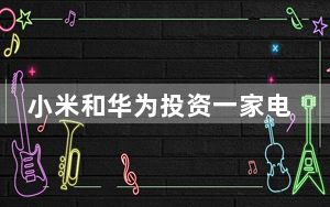 小米和华为投资一家电池供应商公司