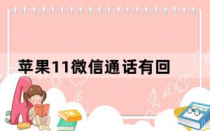 苹果11微信通话有回音怎么回事_苹果11打电话怎么消除回音