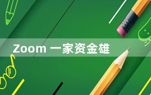 Zoom 一家资金雄厚的视频会议初创公司 接受了增强现实技术