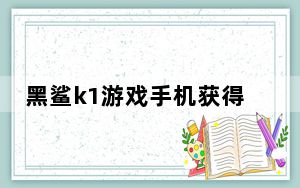 黑鲨k1游戏手机获得安卓派更新