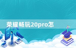 荣耀畅玩20pro怎么插耳机_荣耀20pro能插耳机吗
