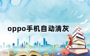 oppo手机自动清灰软件下载_oppo手机自动清灰