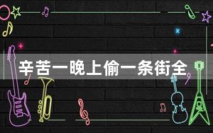 辛苦一晚上偷一条街全得还回去 背后真相实在让人惊愕