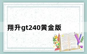 翔升gt240黄金版_翔升gt210_翔升gt210黄金版