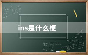 ins是什么梗_ins是什么