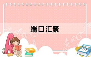 端口汇聚_端口是什么