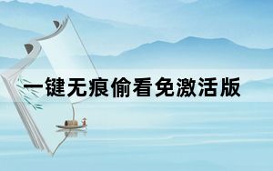 一键无痕偷看免激活版 V10.0.0 PC免费版_一键无痕偷看免激活版 V10.0.0 PC免费版免费下载