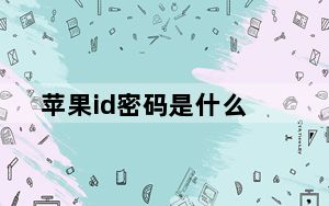 苹果id密码是什么_苹果id密码要求