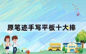 原笔迹手写平板十大排名_原笔迹手写平板