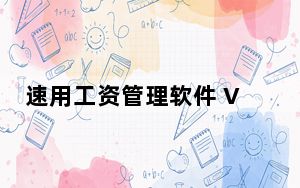 速用工资管理软件 V1.0 工厂版_速用工资管理软件 V1.0 工厂版免费下载