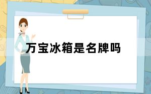 万宝冰箱是名牌吗_万宝冰箱怎么样