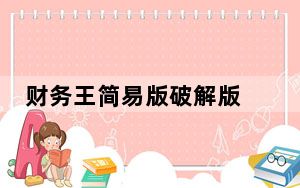 财务王简易版破解版 V3.4 免费版_财务王简易版破解版 V3.4 免费版免费下载