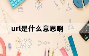 url是什么意思啊_url是什么意思
