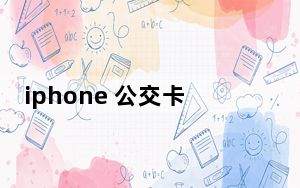 iphone 公交卡nfc_iPhone 公交卡