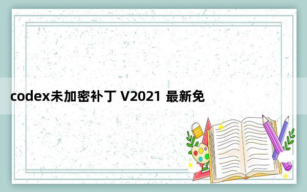 codex未加密补丁 V2021 最新免费版_codex未加密补丁 V2021 最新免费版免费下载