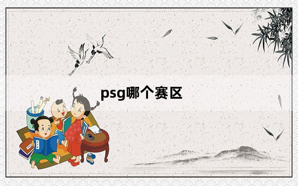 psg哪个赛区_psg所在赛区