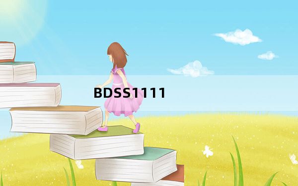 BDSS1111_BDSS