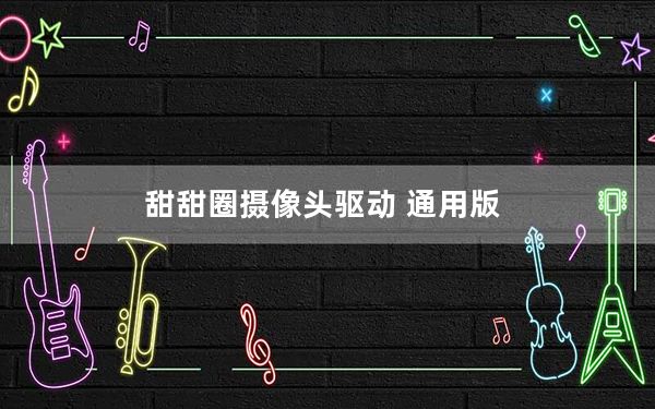 甜甜圈摄像头驱动 通用版_甜甜圈摄像头驱动 通用版免费下载