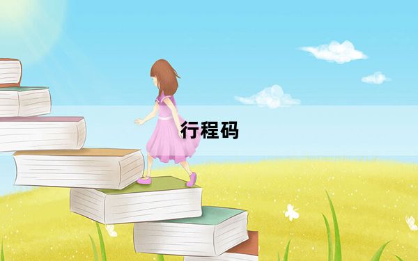 行程码_行货水货
