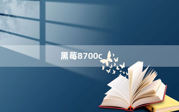 黑莓8700c_黑莓8800