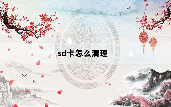 sd卡怎么清理_sd卡怎么分区