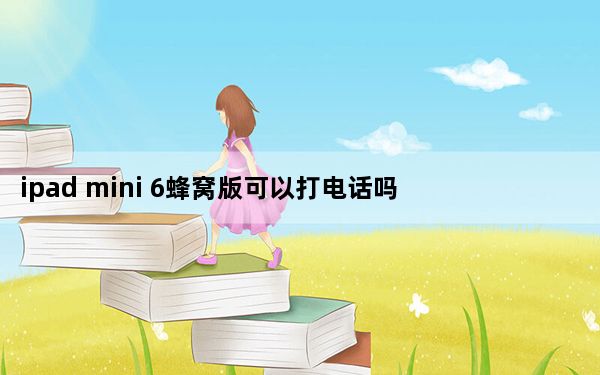 ipad mini 6蜂窝版可以打电话吗_ipad mini 尺寸