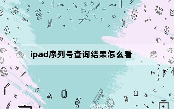 ipad序列号查询结果怎么看_ipad序列号查询
