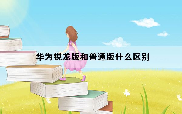 华为锐龙版和普通版什么区别_华为锐龙版是什么意思