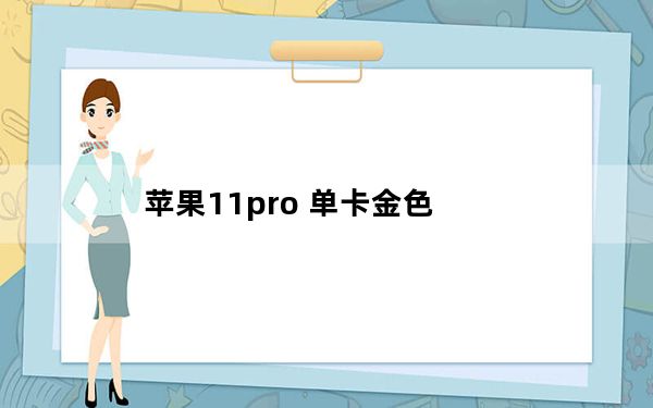 苹果11pro 单卡金色_苹果11是单卡吗