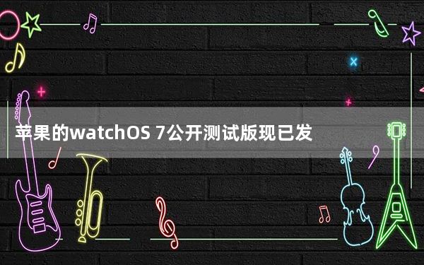 苹果的watchOS 7公开测试版现已发布 但安装风险自负