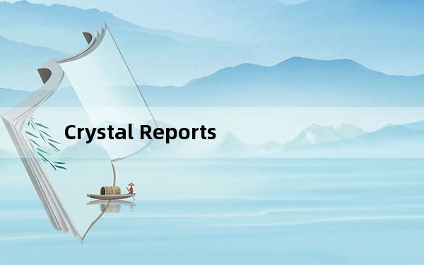 Crystal Reports_水晶报表 V2013 官方版_Crystal Reports_水晶报表 V2013 官方