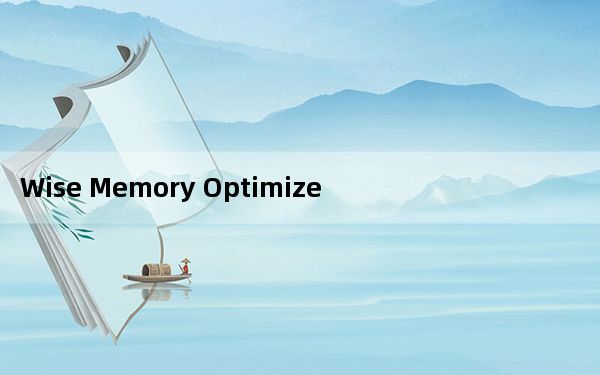 Wise Memory Optimizer_智能内存优化 V3.6.5.109 官方版_Wise Memory Opti