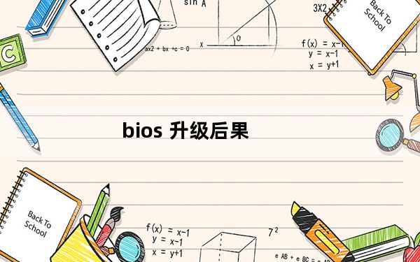 bios 升级后果_bios 升级