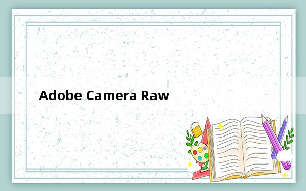 Adobe Camera Raw_PhotoShop增效工具 V11.2.1 官方版_Adobe Camera Raw_